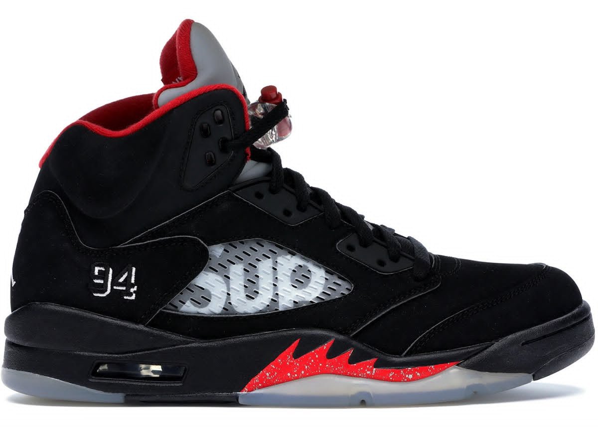 Brand: Jordan 5 retro supreme black   