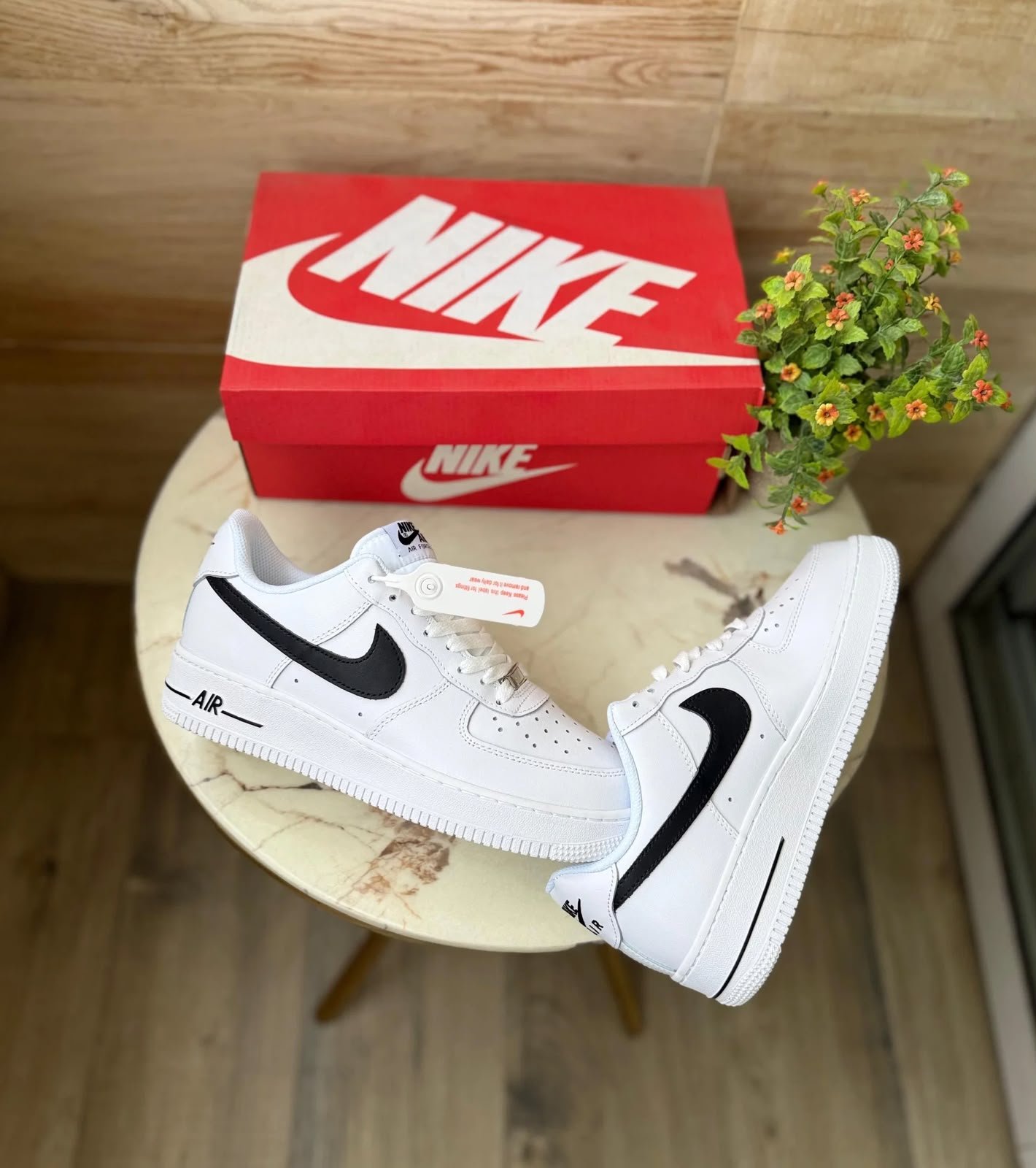 Brand: Nike Air Force 07 Black Swoosh – Classic Design with Premium 
